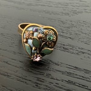 Michal Golan Adjustable Heart Ring